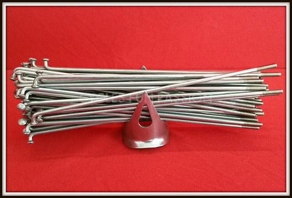 Rayons Acier Inoxydable Robergel Vintage 15G – 308 Mm – Pour Vélo Route/piste – Double épaisseur, France