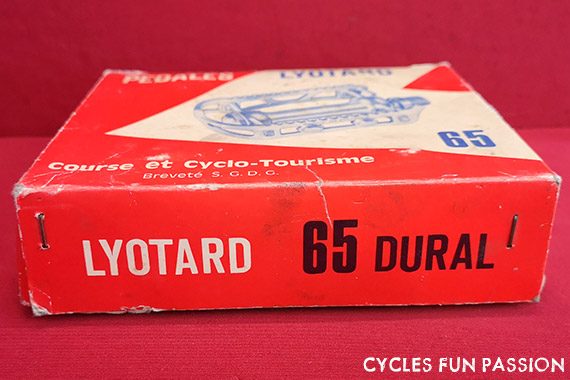 Paire de pédales Lyotard aluminium pour vélo course vintage et randonneuse - Équipements vélos Paire de pédales Lyotard aluminium pour vélo course vintage et randonneuse - Équipements vélos