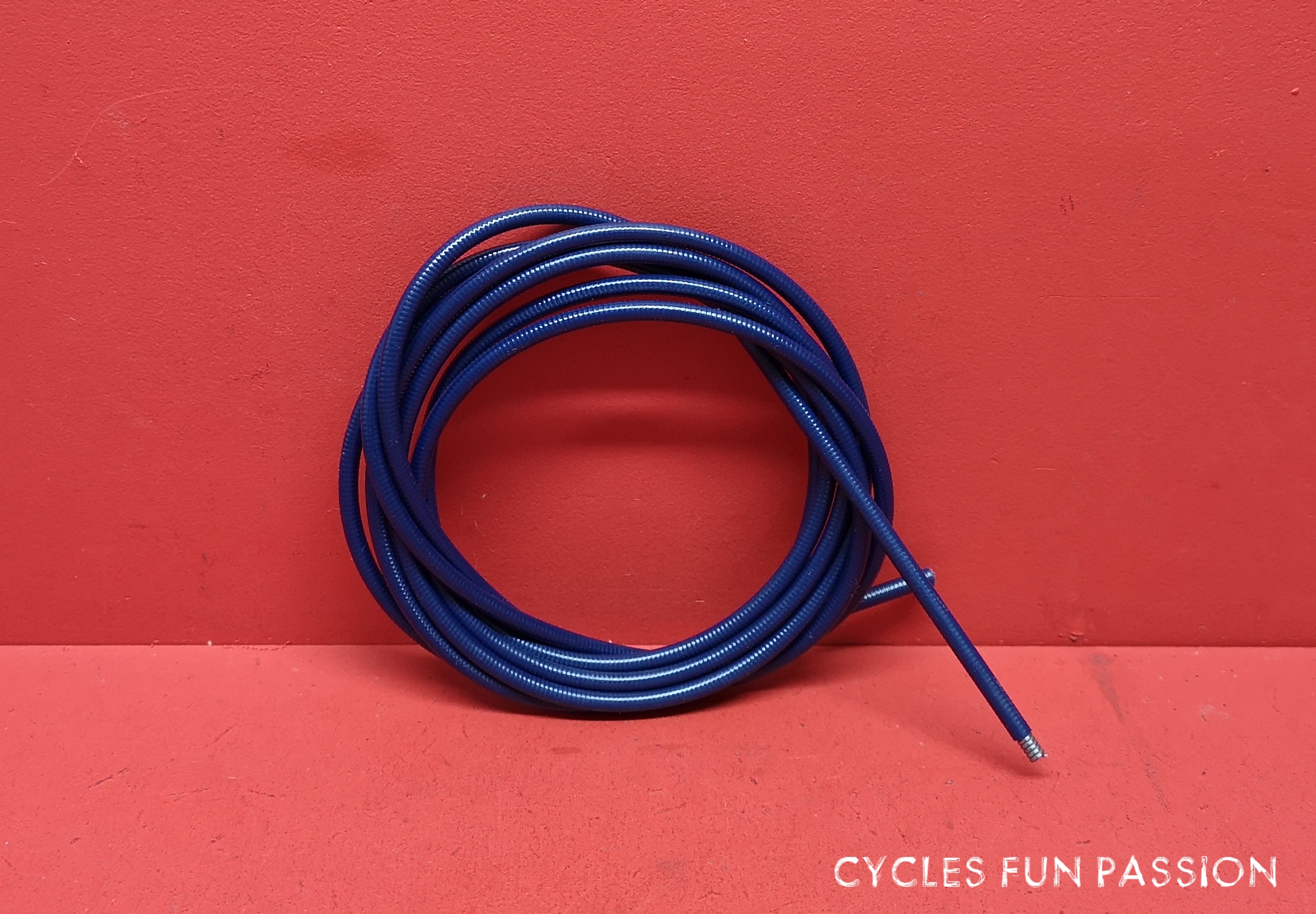 Gaine de câble dérailleur bleu foncé-cable housing NEUF-NOS VINEX (lg2m)  ref205pp4